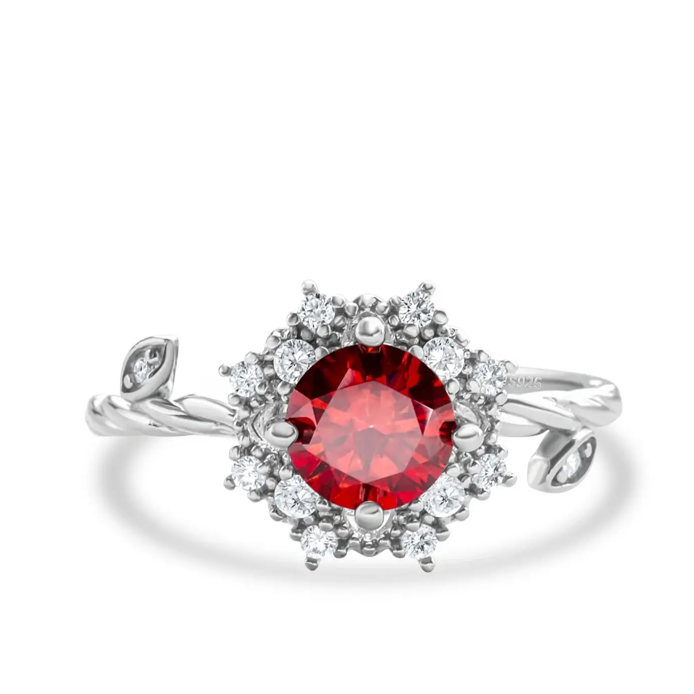1 Carat Rainbow Color Moissanite Ring with GRA Certificate Original Sterling Silver 925 Jewelry finger ring Women Wedding Bands