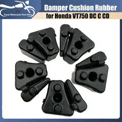 5 pcs Motorcycle Rear Wheel Damper Set for Honda  VT750 DC C CD  Black Rear Wheel Damper Shadow Sprocket Rubber Motorcycle