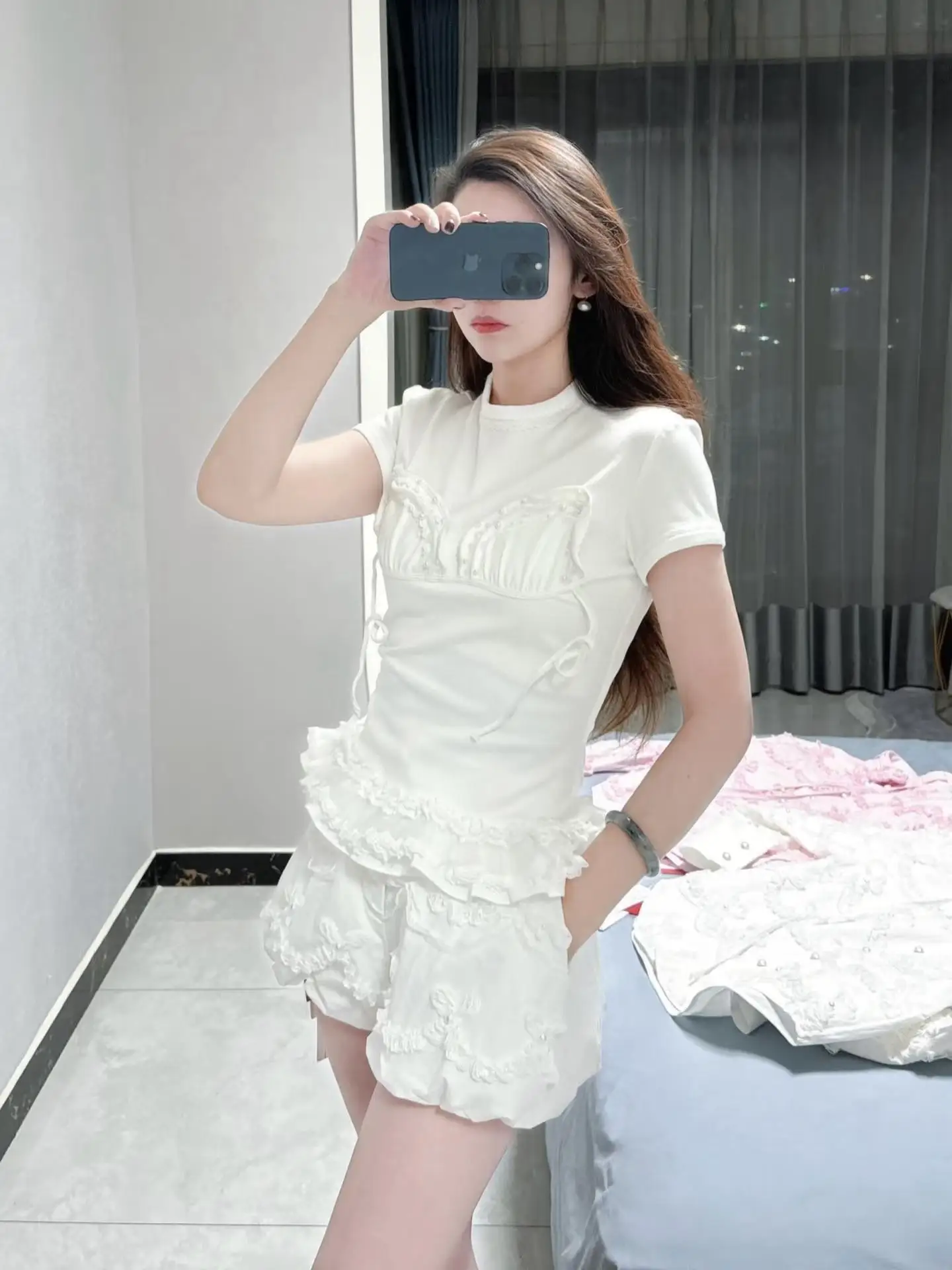 ballet-sle-pleated-knot-splice-skirt-white-girl-t-irt-summer-new-arrival-cute-sle-zipper-design-slim-fit-or