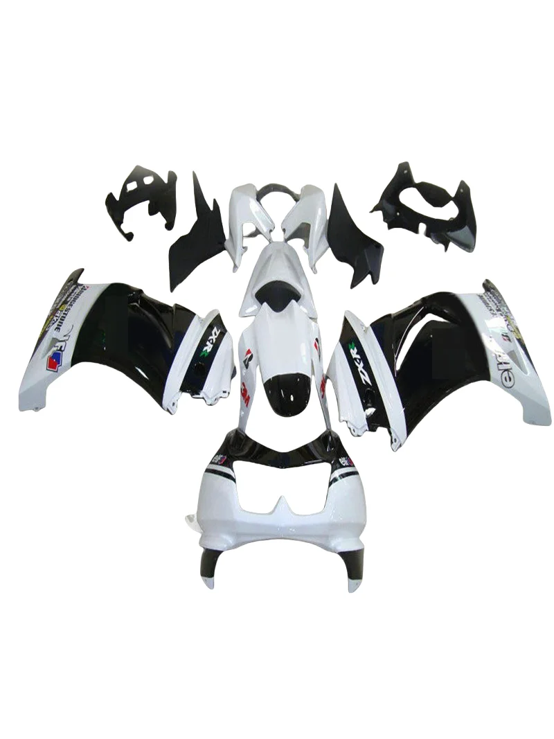 Custom Fairing kit fit for Kawasaki Ninja 250r fairings 2008 2009-2014 ZX250 08-14 white black injection molding Fairing