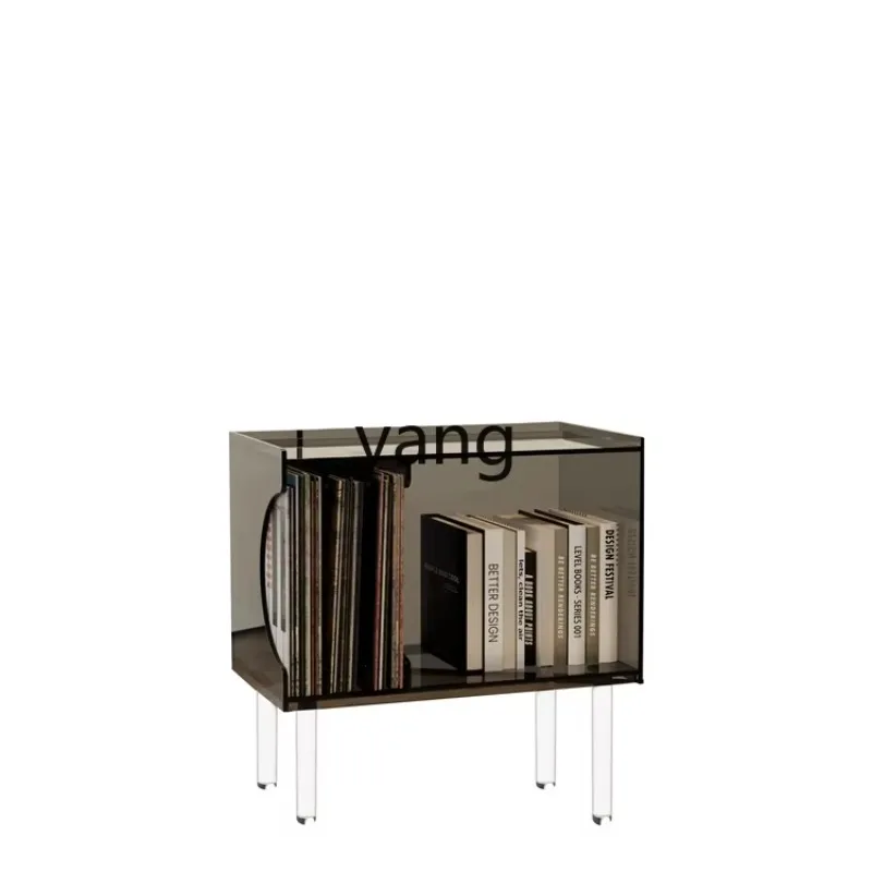 yjq acrylic vinyl record storage rack phonograph rack record player collection storage cabinet