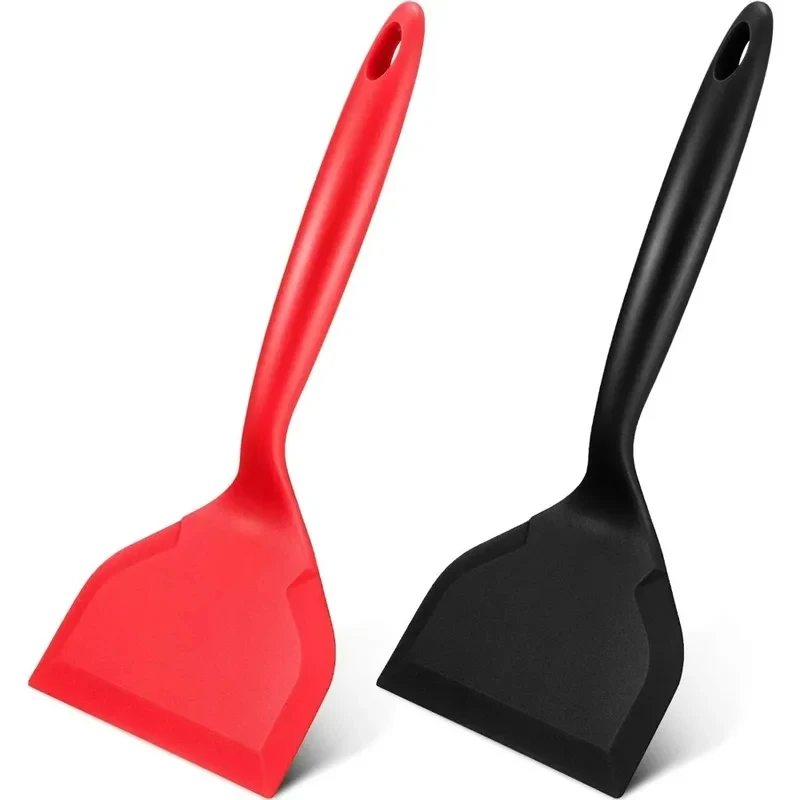 Espátula de Silicone Antiaderente, Espátula Larga e Macia para Ovos, Panquecas, Peixes, Pizza, Raspador de Cozinha