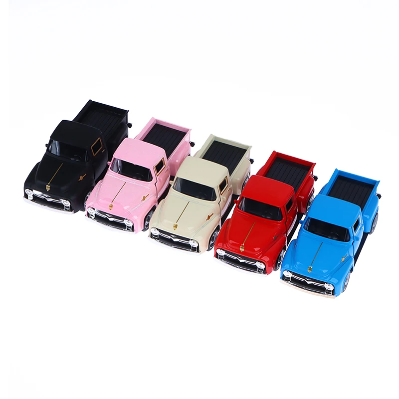 Retro Pickup Car 1/32 Scare Simulation Alloy Diecasts Pull Back Vehicle Model Toy For Boy Kid Simulation Alloy Pull Back Vehicle