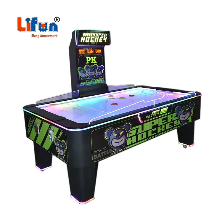 Indoor Coin Operated kids children coin operated air hockey game machine Amusement electric Air Hockey Table Sport Games