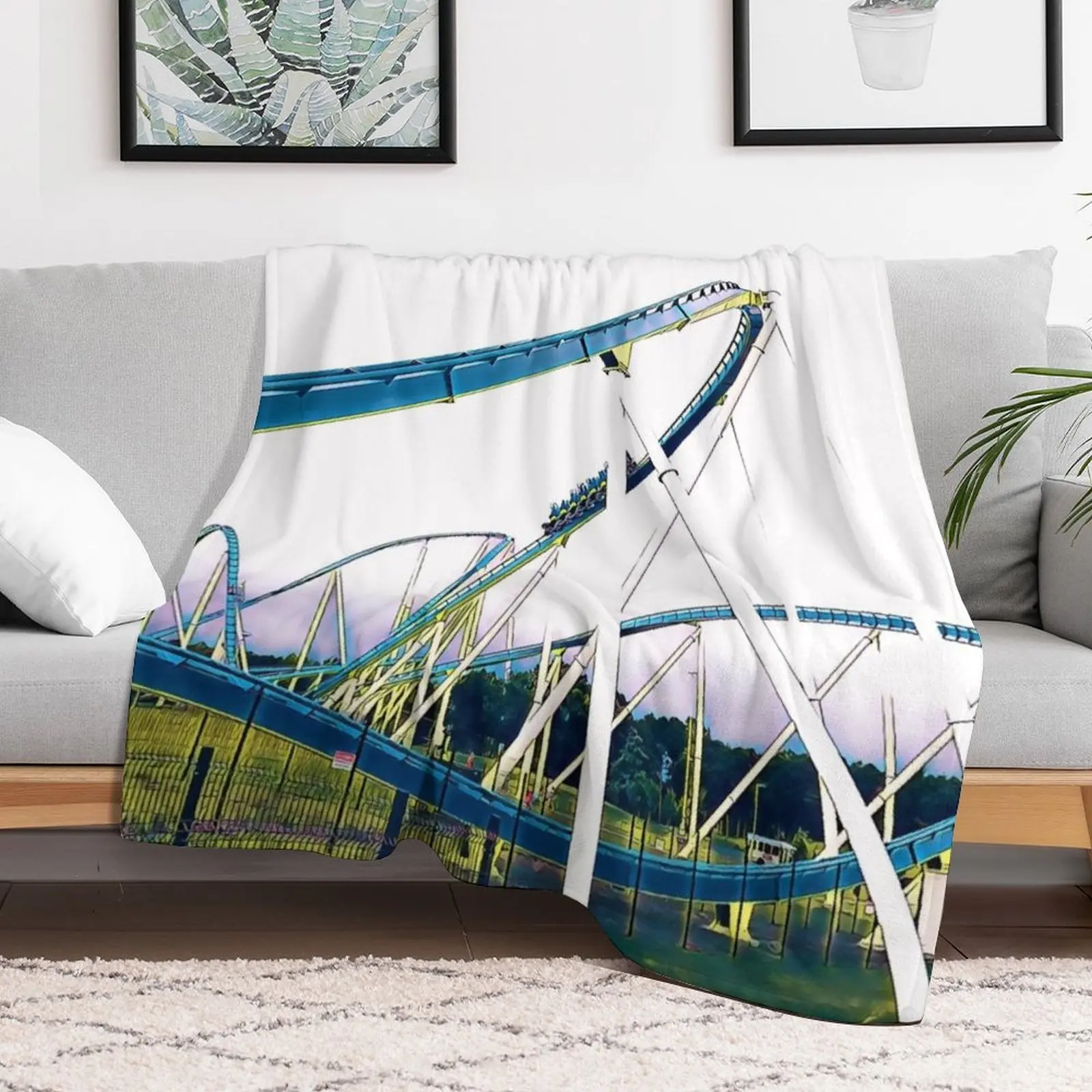 Fury 325 Turns Image Throw Blanket Fuzzy Plush Throw Blanket for Sofa Chair