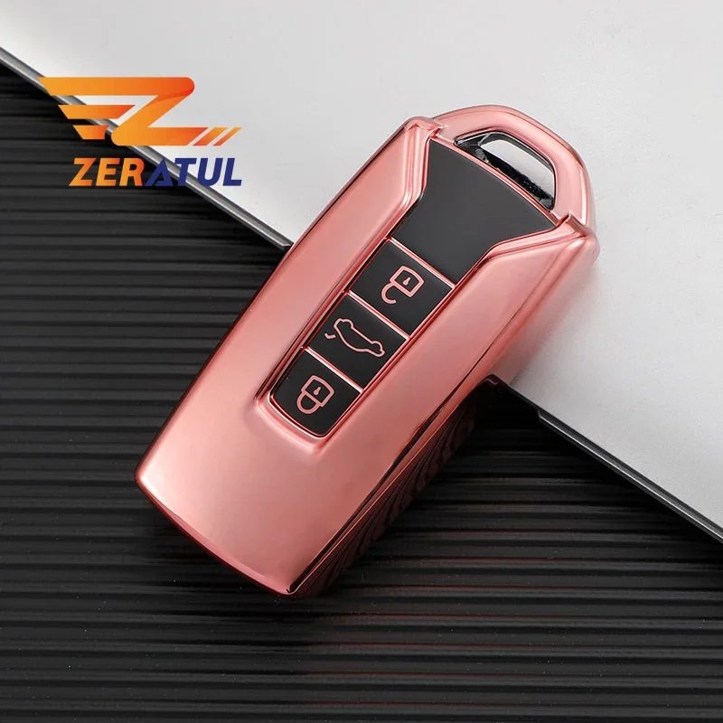 TPU Car Remote Key Case Cover For Volkswagen Touareg Tuareg Tyaper 2019 2020 2021 2022 Shell Fob Holder Accessories