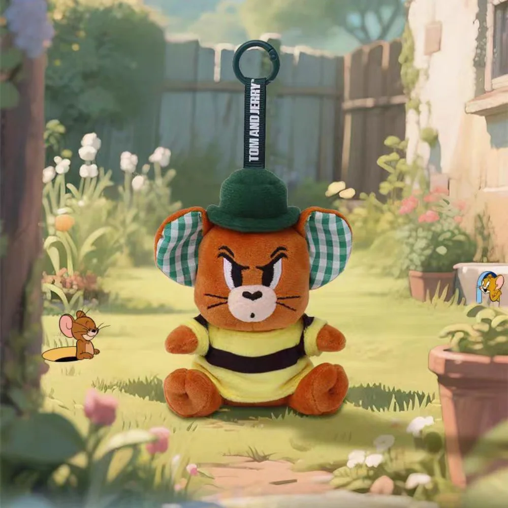 Oryginalny pluszowy breloczek Anime Tom i Jerry, kawaii kot Thomas, kreskówkowy brelok do plecaka dla uczennic, prezenty urodzinowe dla dziewczynek.