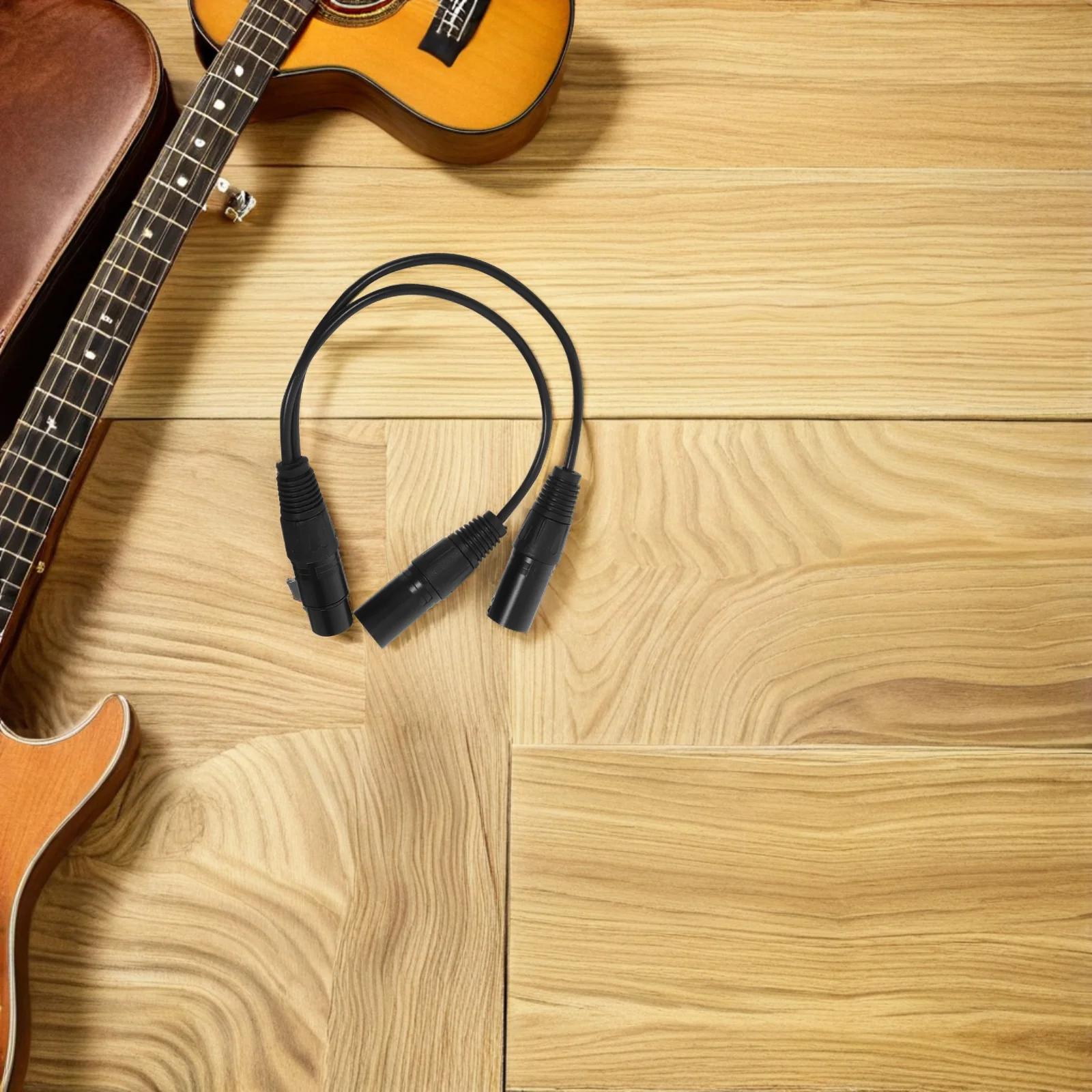 

Xlr Audio Cable Balanced Xlr Female to Dual Male Splitter Cable for Microphone Signal Splitting Studio Use Microphone