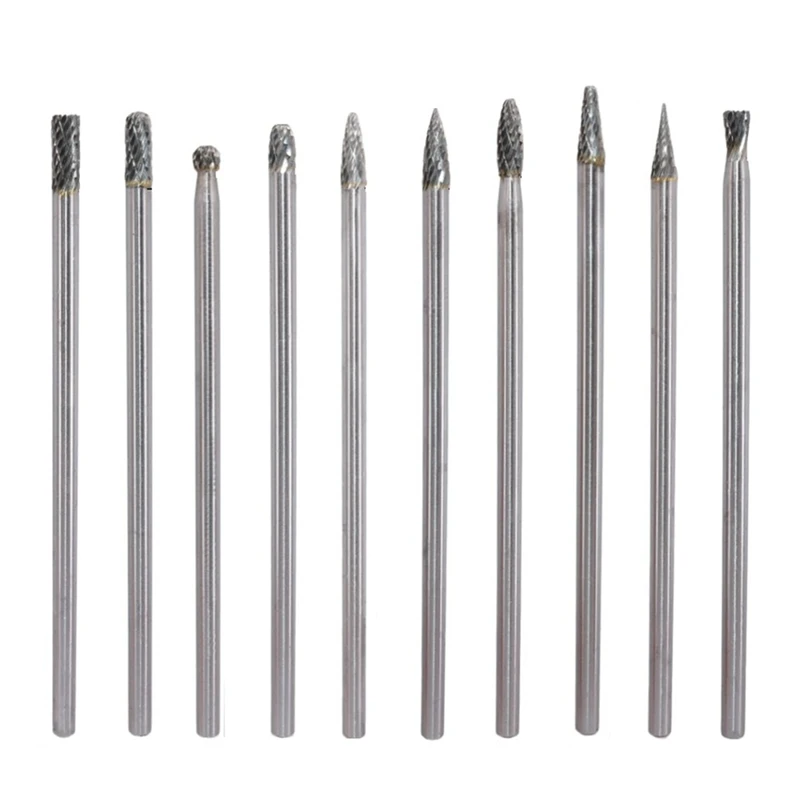 Carbide Rotary File Metal 6X6x150mm Steel Grinding Head Metal Jade Wood Grinding Tool Double Lines