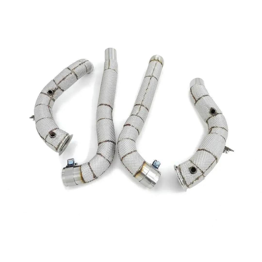 

CSZ downpipes for AMG GT/GTC/GTR/GTS 4.0T exhaust ss304 downpipe straight pipes
