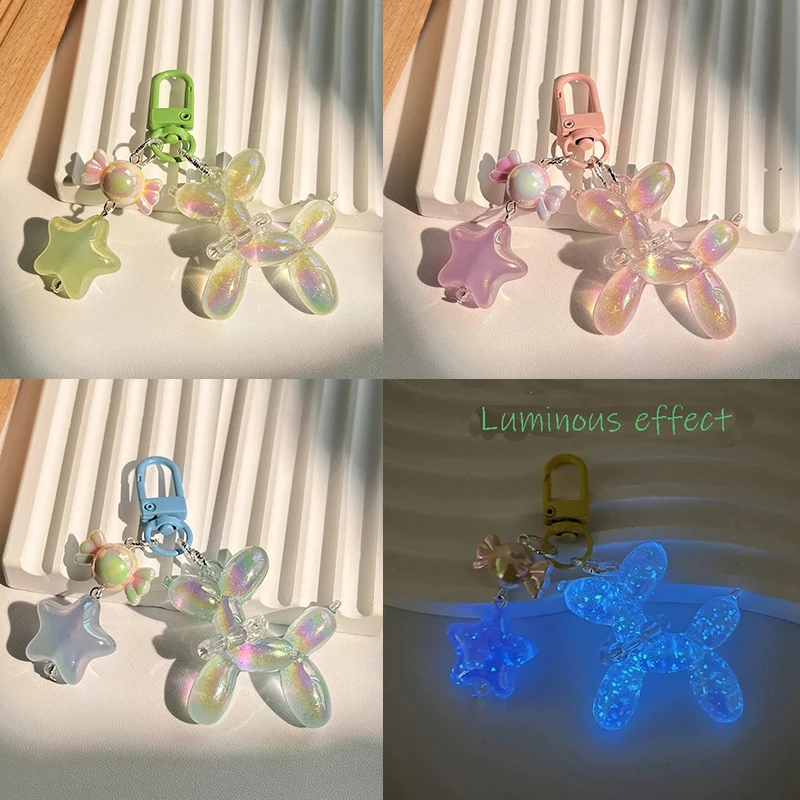 לייזר צבעוני לילה קליל פנקס ג 'לי בלון קליינטי נשים תליון תכשיטים שרשרת טבעות טבעות טבעות טבעות טבעת המכונית של טרנינג