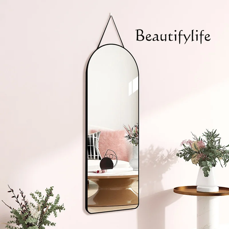

X Minimalist Design Mirror Wall Hanging Aesthetic Full European Body Mirror Dressing Girls Create Espelhos Living Room Decoratio