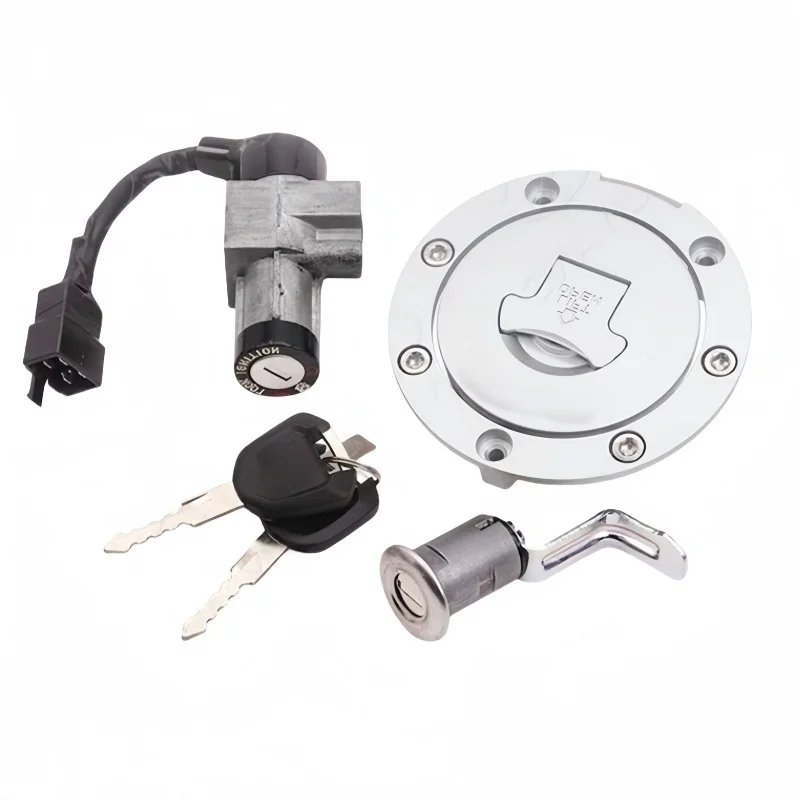 Motorcycle Fuel Tank Cap Lock Ignition Switch Lock Set Seat Lock Set With Keys For Honda CB190R CBF190R
