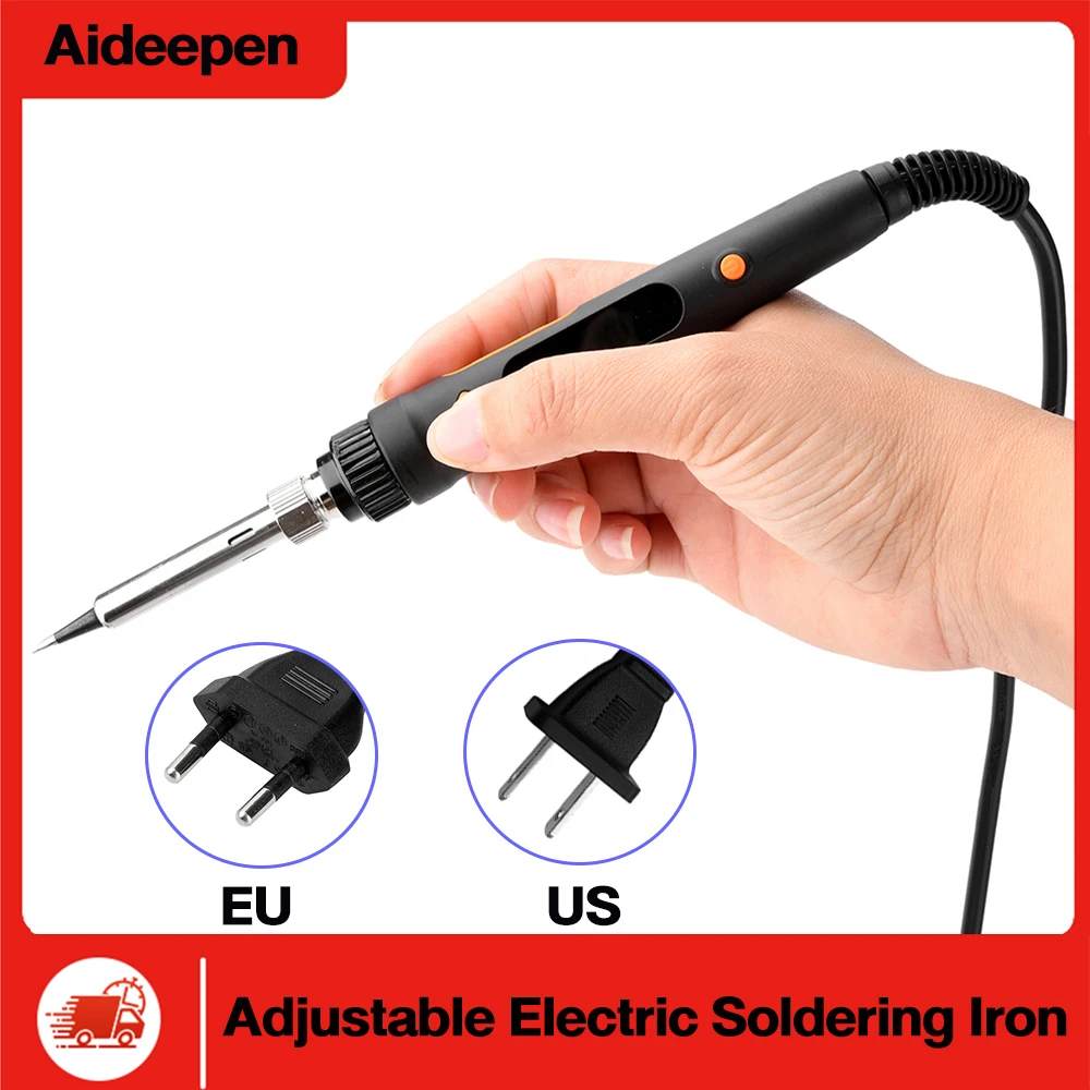 

Adjustable Electric Soldering Iron Internal Heating Constant Temperature Gear Welding Maintenance Tools Soldering Iron Kit