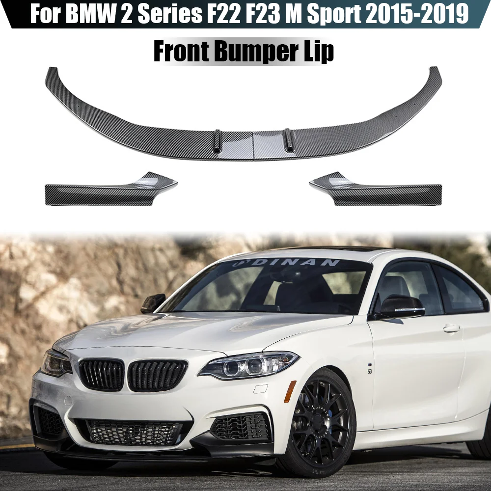 

Car Front Bumper Splitter Lip Diffuser Body Kit Spoiler Guard For BMW 2 Series F22 F23 220i 220d 230i M240i M Sport 2015-2019