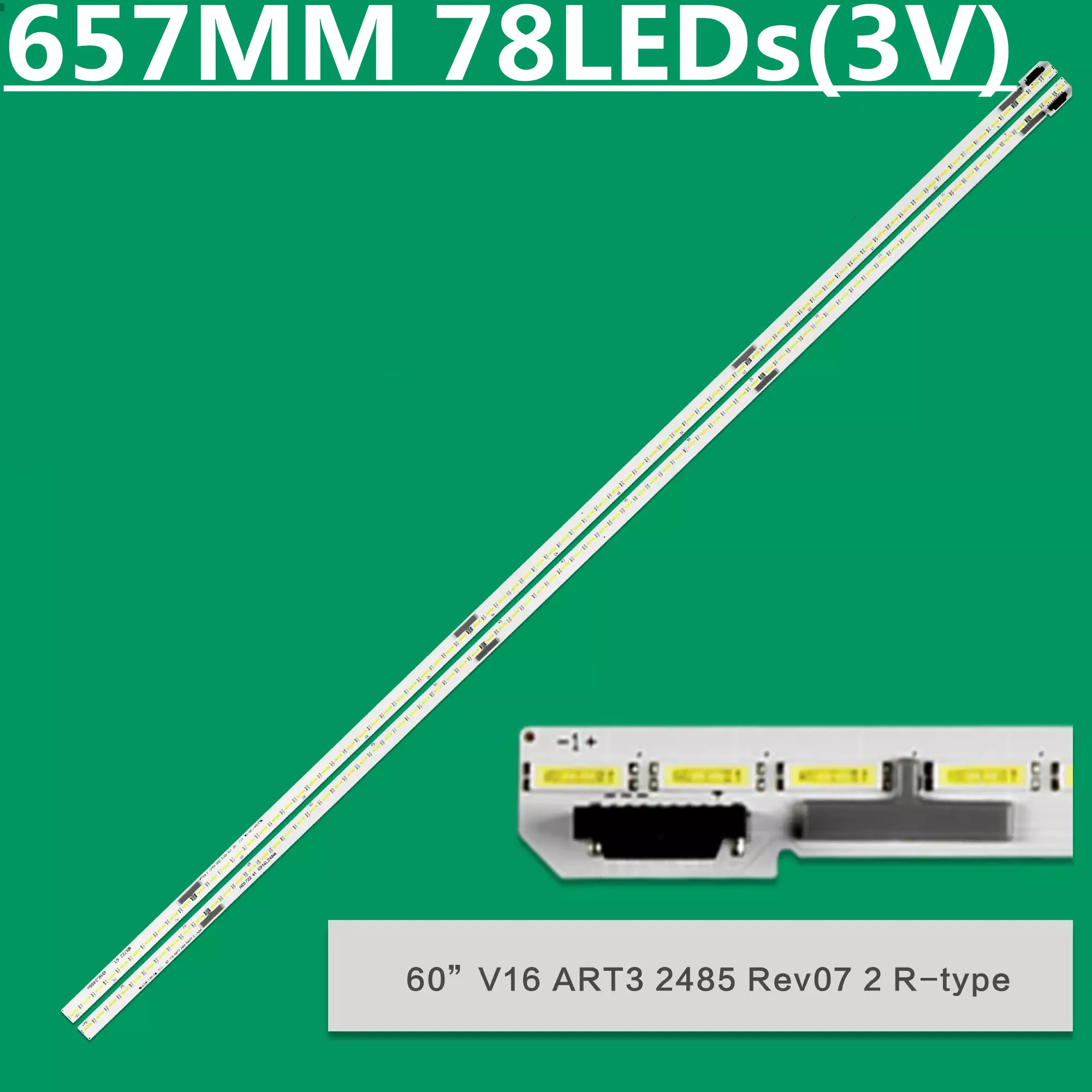 

LED Backlight Strip 78lamp For 60 V16 ART3 R L type 2484 2485 6916L-2484A 6916L-2485A 60UH6090 60UH6150 60UH6500 60UH7700