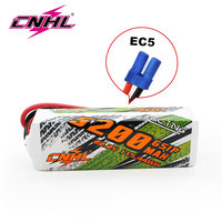 CNHL 6s 22.2v 5200mAh 90c Lipo Battery With EC5 Plug For Rc Drift Car Airplane Boat Parts Accessories 1/2pcs