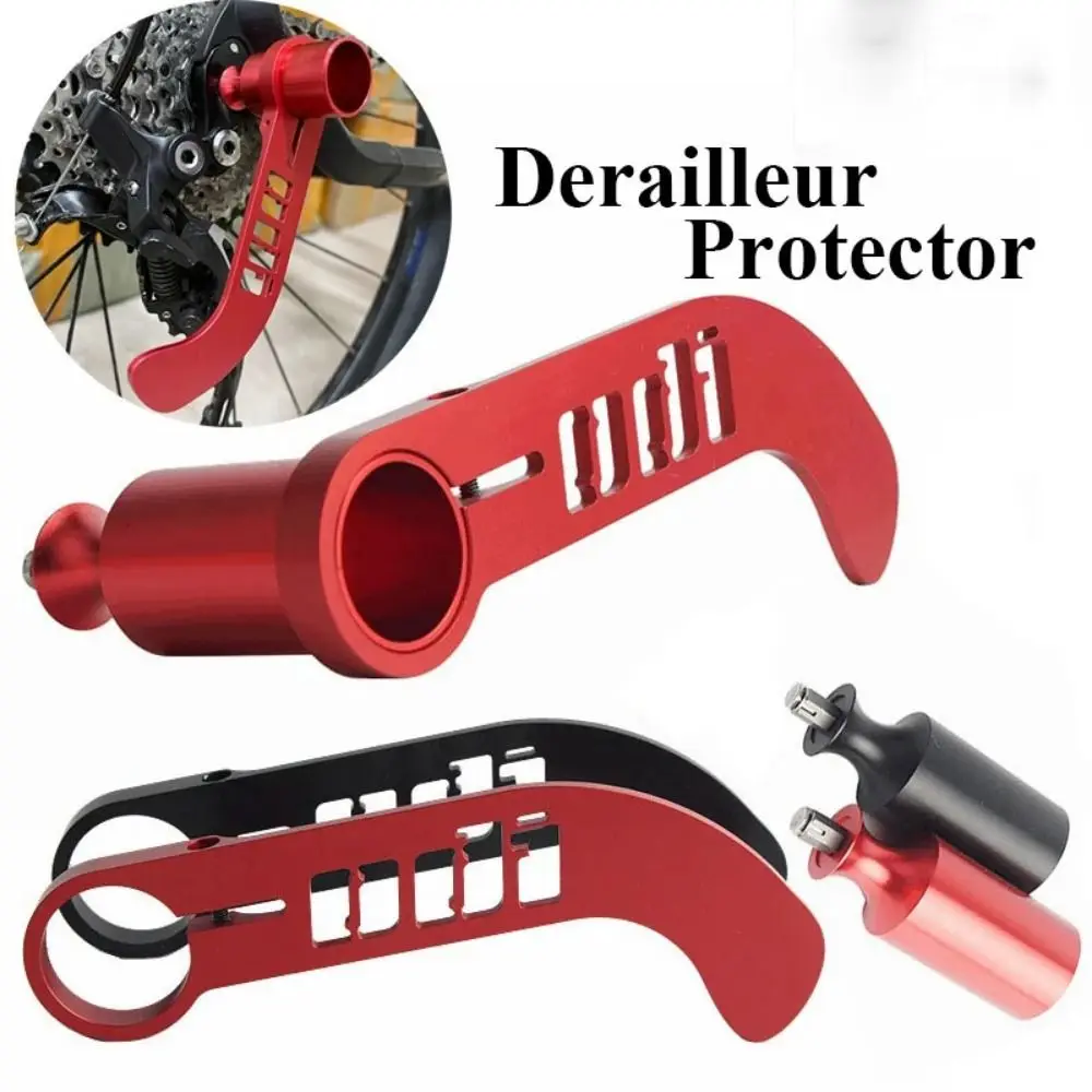 

Aluminium Alloy Bicycle Derailleur Guard Ultralight Quick Release Bike Rear Derailleur Protector Bracket Gear Mount