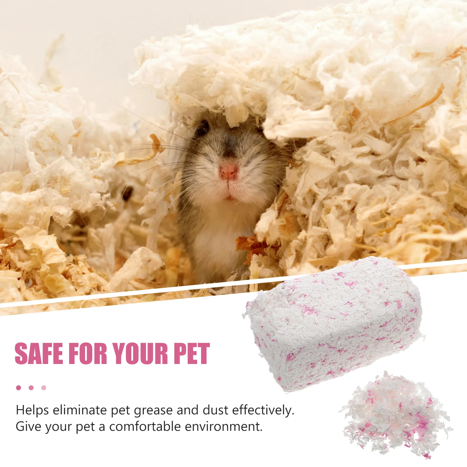 

1 Bag Bedding Winter Warm Nesting Material For Hamster Rabbit Guinea Pig Cage Small Pet Bedding Supplies