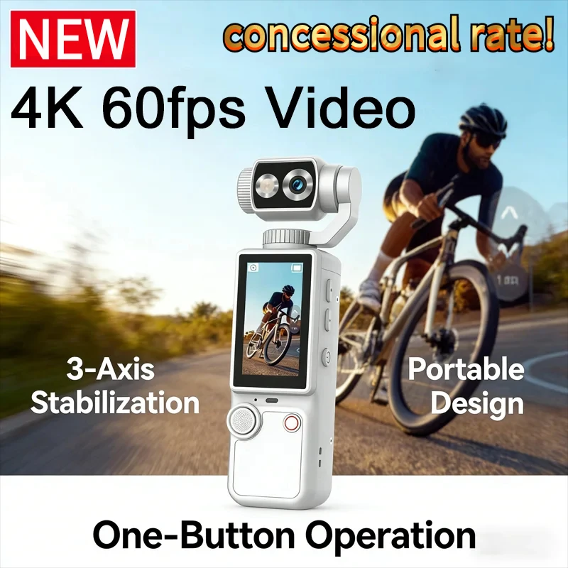 

4K HD WiFi-камера для спорта и путешествий, мини-камера для велосипедов, мотоциклов и видеоблогинга, ультрачёткое изображение