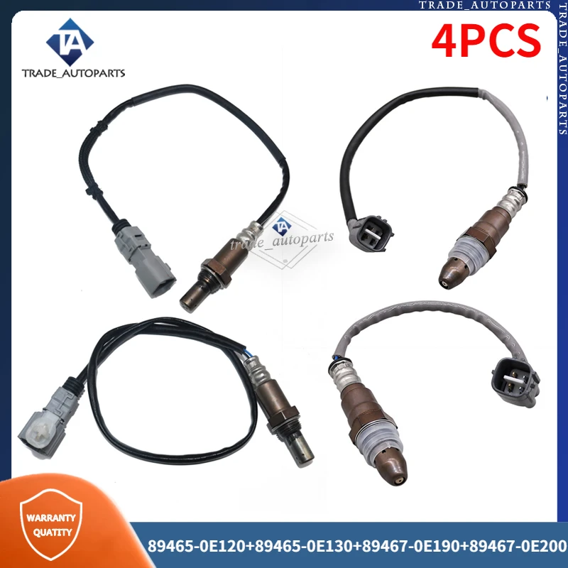 

89465-0E120 89465-0E130 89467-0E190 89467-0E200 Oxygen Sensor 4PCS For Toyota Highlander Upstream & Downstream 234-4400 234-4509