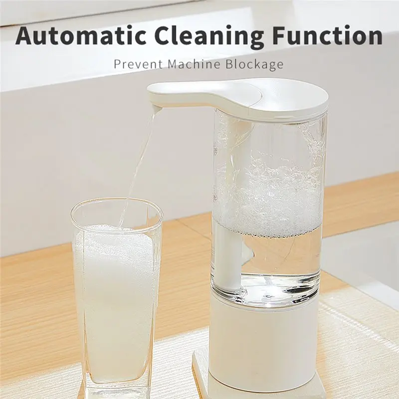 A76G-Automatic Detergent Dispenser Wall-Mounted 500Ml IPX5 Waterproof Sensor Hand Washing Soap Dispenser