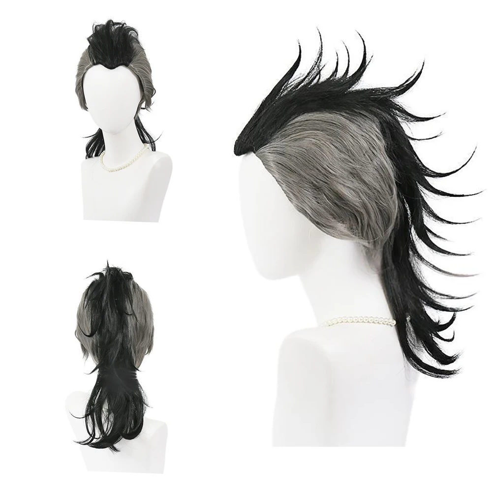 

Синтетический парик для косплея в стиле аниме, градиентный, из мохера, для мужчин, для тематических вечеринок, термостойкий