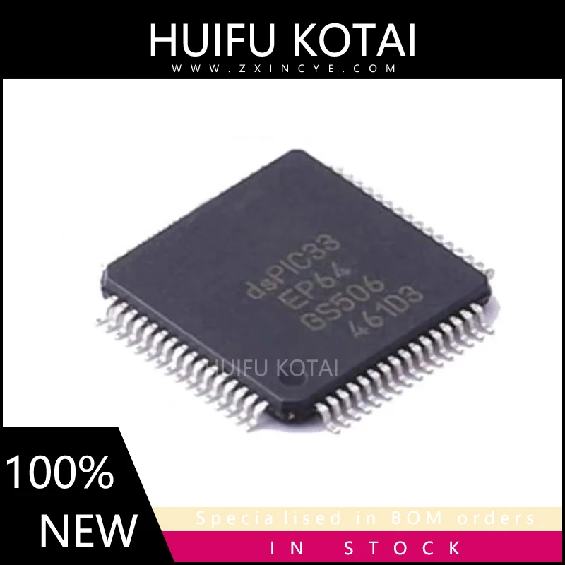 

1 шт. DSPIC33EP64GS506-I/PT DSPIC33EP64GS506 TQFP-64, Новые Товары в наличии