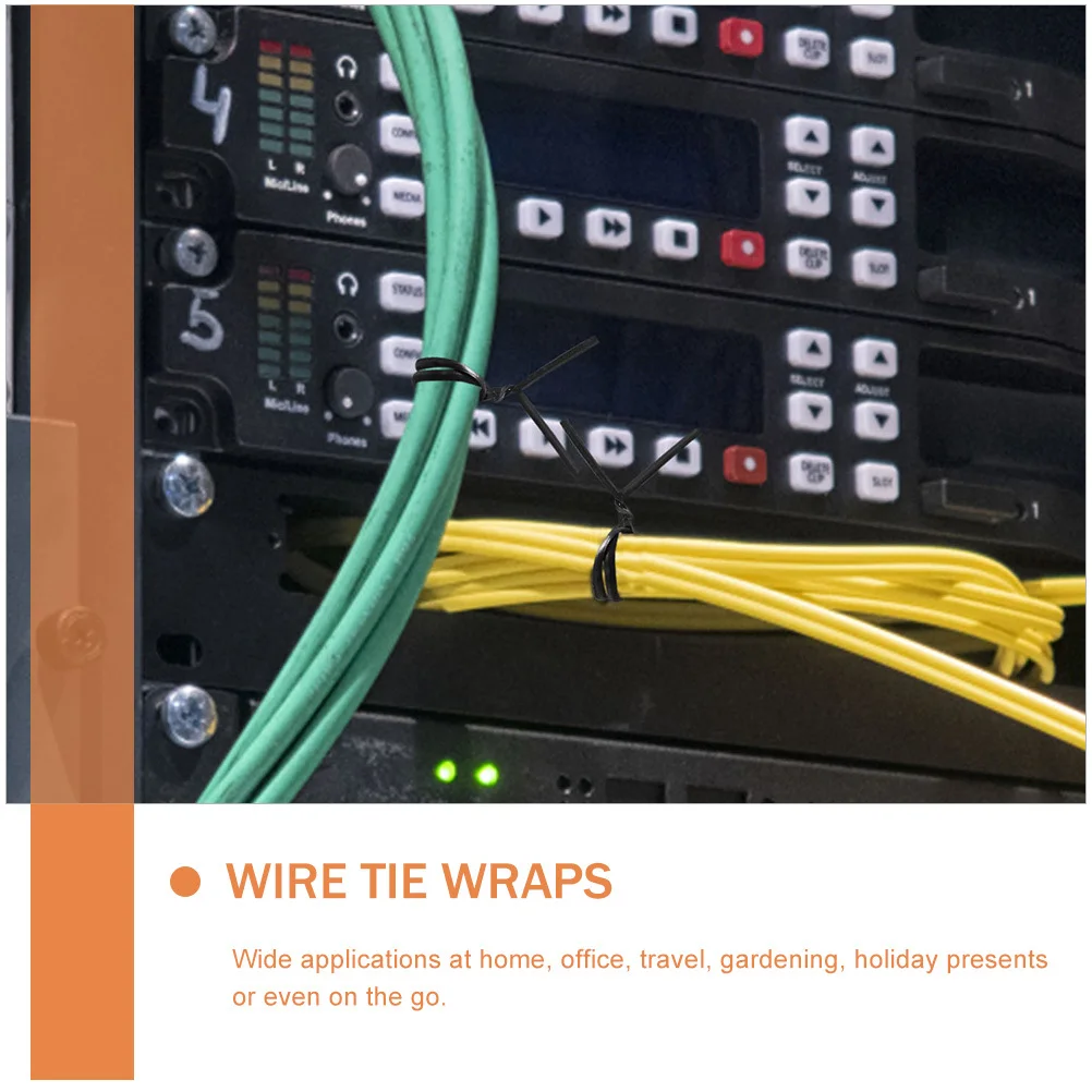 

1000Pcs Twisted Ties Reusable Cord Organizer PVC Plant Wire Ties for Cables Wires Gift Bags Cord Tie Wire Tie Wraps