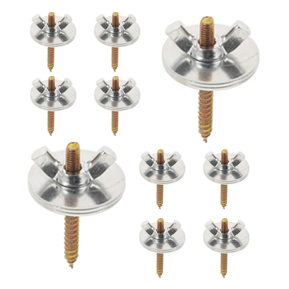 

12Sets Bird Cage Perch Screws Kit for Small Pets Parrot Stand Fixing Accessories Complete Set with Gaskets Cockatiel Accessories