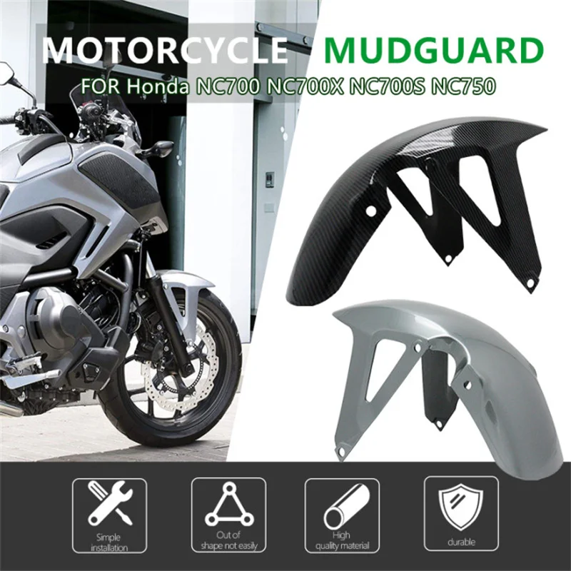 Motorcycle Front Tire Fender For Honda NC700X NC700S NC750S NC750X ABS Carbon Fiber Color Splash Mudguard NC 700 750 X S Fairing