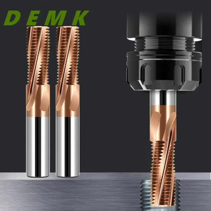 Thread milling cutter Coated Solid Carbide Full Tooth ISO Inch G RC NPT UNC Nano Coated CNC M3 M4 M5 M6 M8 Thread Mill Aluminum