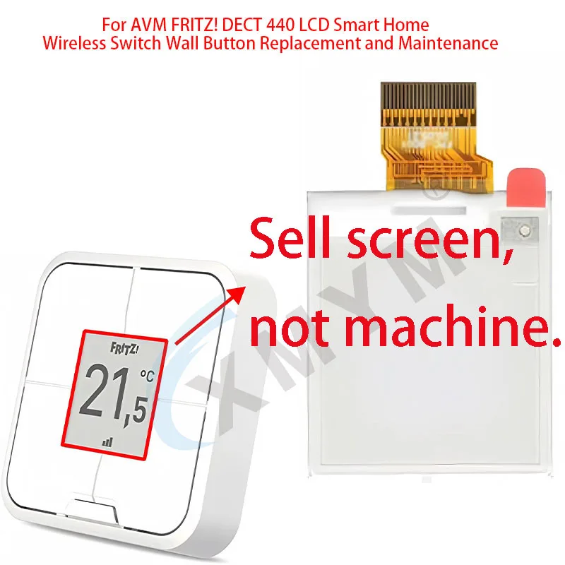 لـ AVM FRITZ! استبدال وصيانة زر الجدار اللاسلكي للمنزل الذكي DECT 440 LCD