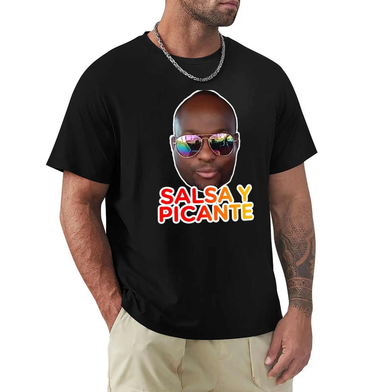 Don Pollo Salsa Y Picante T-Shirt Casual Trendy Streetwear Tee Shirt
