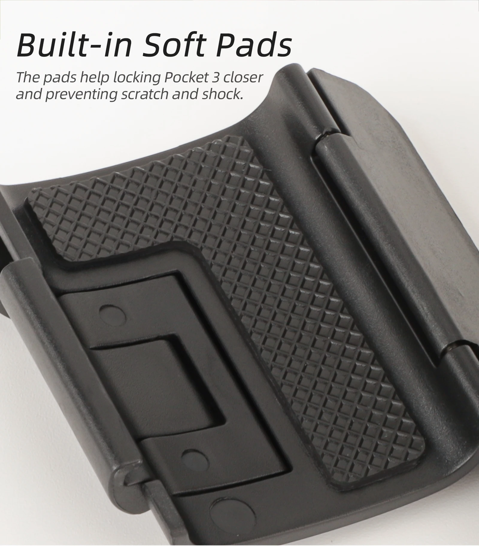 Sunnylife-Adaptador Dobrável Peças para DJI Osmo Pocket 3, Suporte de Expansão Dupla Orelha, Quadro de Expansão