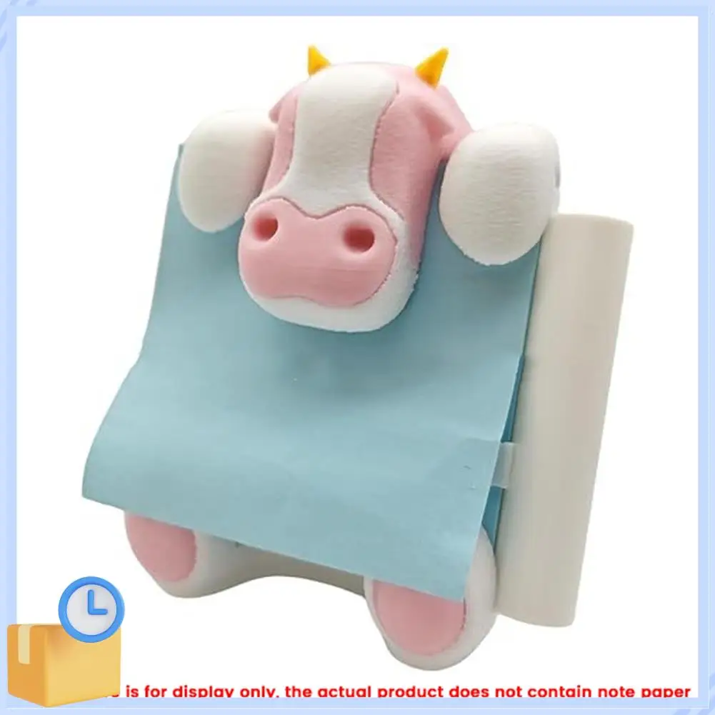 

Popular Cow Sticky Note Holder Pops Up Note Dispenser With Pen Holder, Note Dispenser For Desk Home Office Accessories