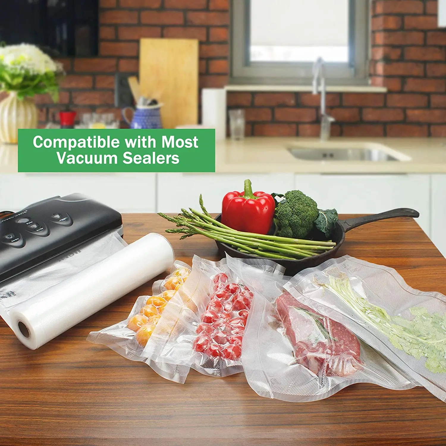 Vacuum bags for food Vacuum Sealer Storage Bags  For Vacuum packing Sealer