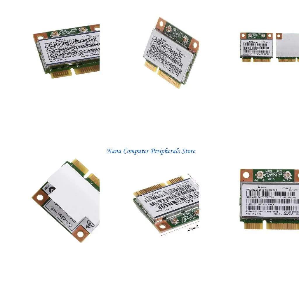 

F68C BCM943142HM Half Mini PCIe PCI-express Wireless WIFI WLAN Bluetooth-compatible Card for G500 G505