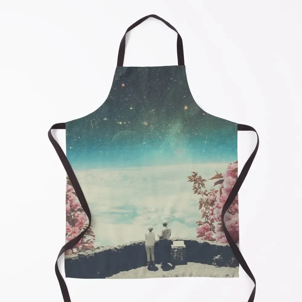 

You Know we'll meet Again Apron Chef Uniform Women beauty master Waterproof Kitchen Woman Apron