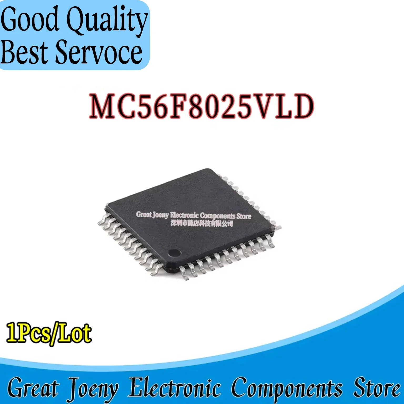 

100% New Original MC56F8025V MC56F8025 MC56F8025VLD IC MCU Chipset Bulk Best Price TQFP-44 PC shell In Stock