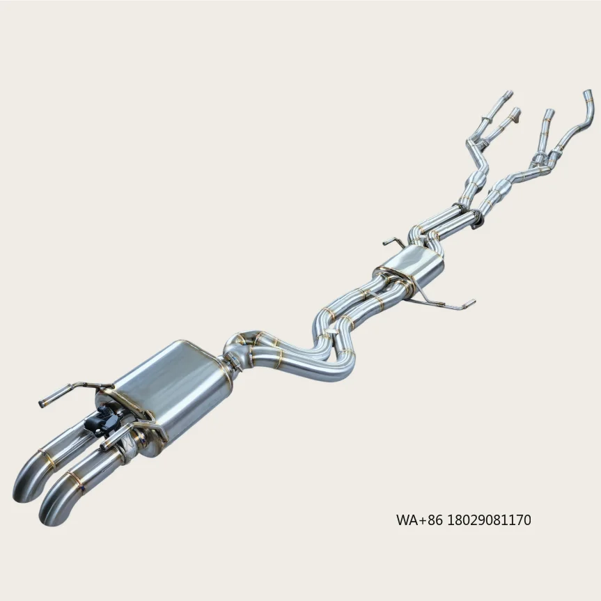 

Выхлопная система Catback для S600 W140 6.0L из нержавеющей стали, прямые продажи с завода, глушитель
