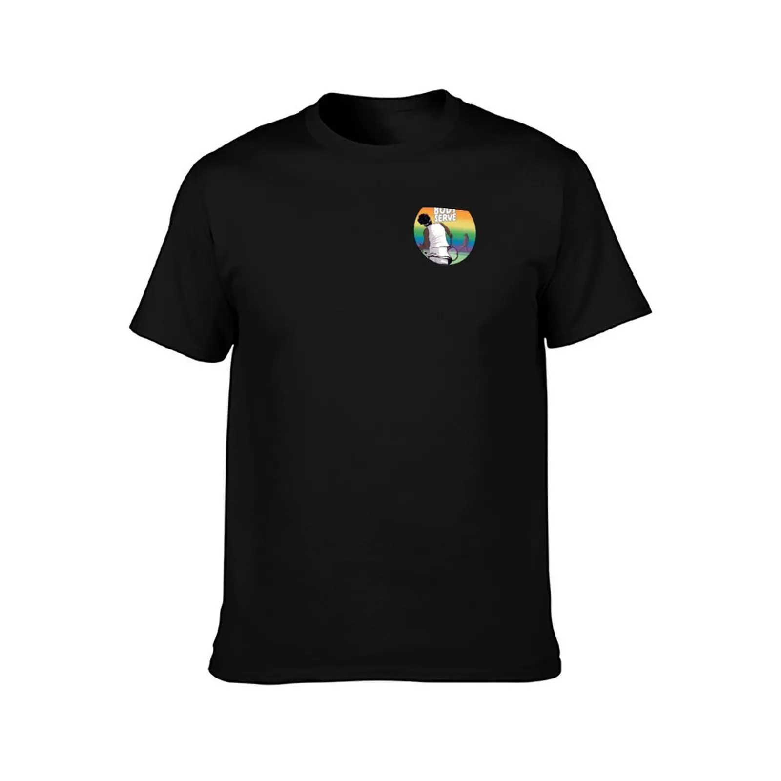 The Body Serve Tennis Podcast T-Shirt Summer Casual Cotton Tee Oversized Streetwear Tops Vintage Graphic Print 100% Cotton
