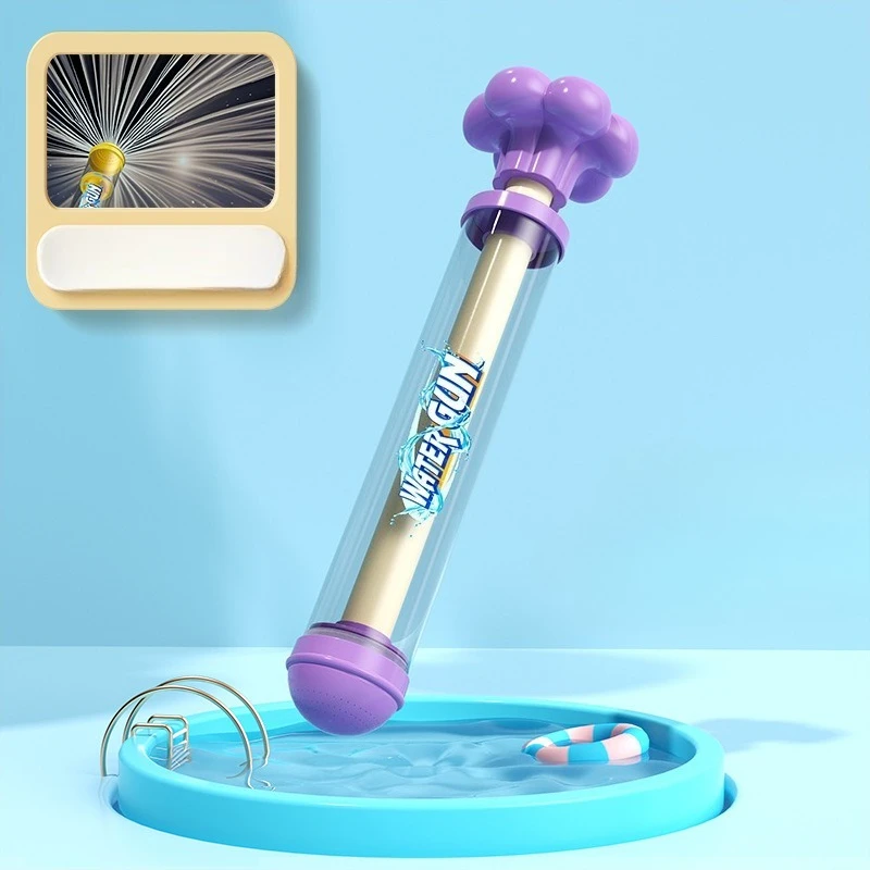 Outdoor Leisure Water Toys Push-Pull Type Fun Water Sprayer Toys with Water Splashing Festive Props