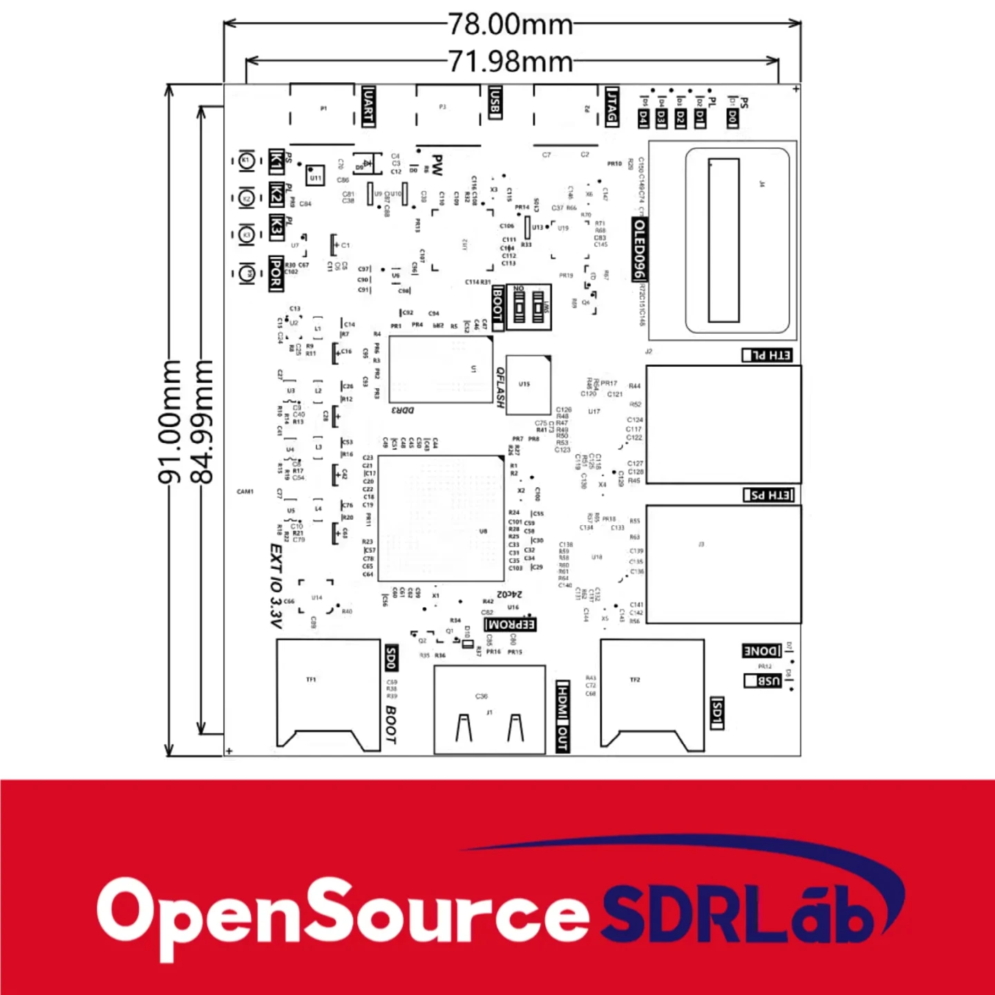 لوحة تطوير OpenSourceSDRLab FPGA ZYNQ7010 7020 أدوات تطوير XILINX #6