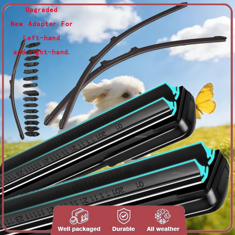 For MG GT GS HS EP ZS Marvel R X-Power 2001-2024 Car Windshield Wiper Blade Front Windscreen Brushes Washer Accessories Cleaning