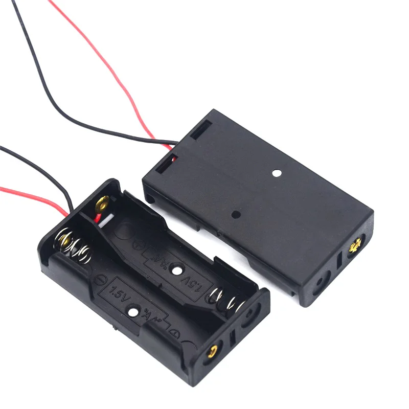 1pcs 18650 Battery Holder with Wire 14.8V 1/2/3/4 18650 Holder Box for 18650 Battery with Connect Lead