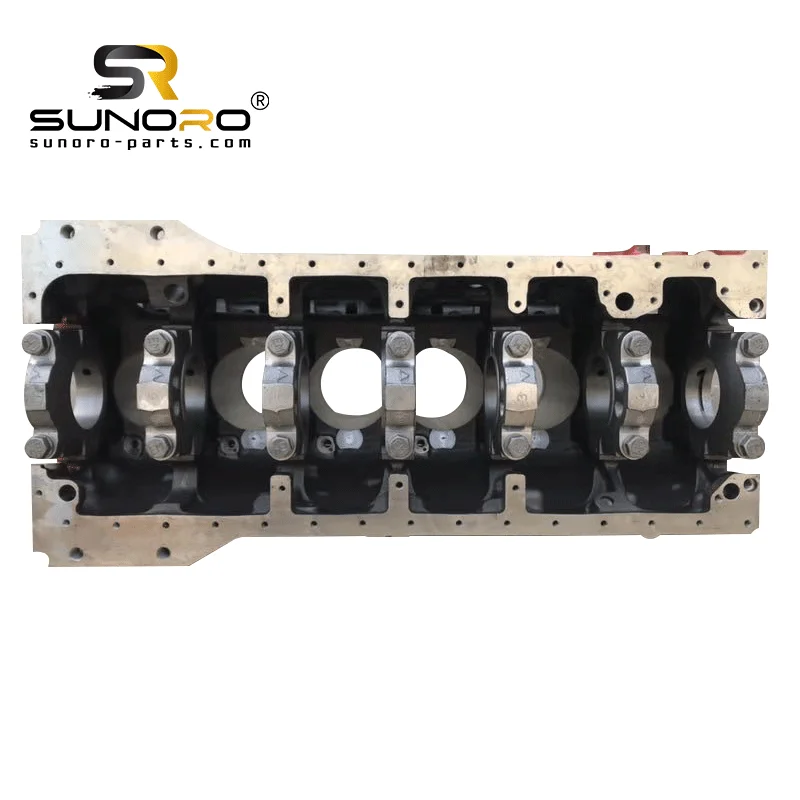 HINO P11C Engine Cylinder Block For Spare Parts Of SK460-8 Excavator Engine Kobelco