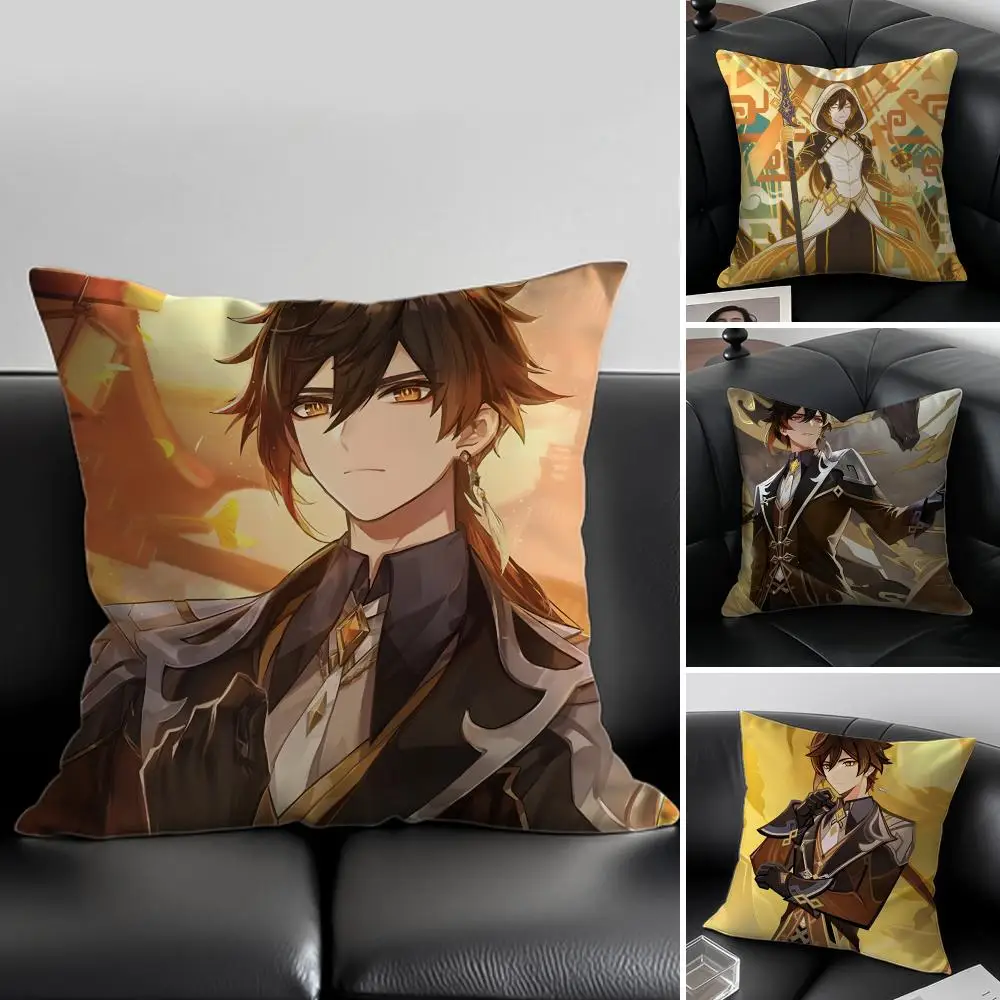 Monet Sunrise Pillow Impressionist Masterpiece Cushion Cover Pillow Case Anti-dustmite Invisible zipper silky plush cushion