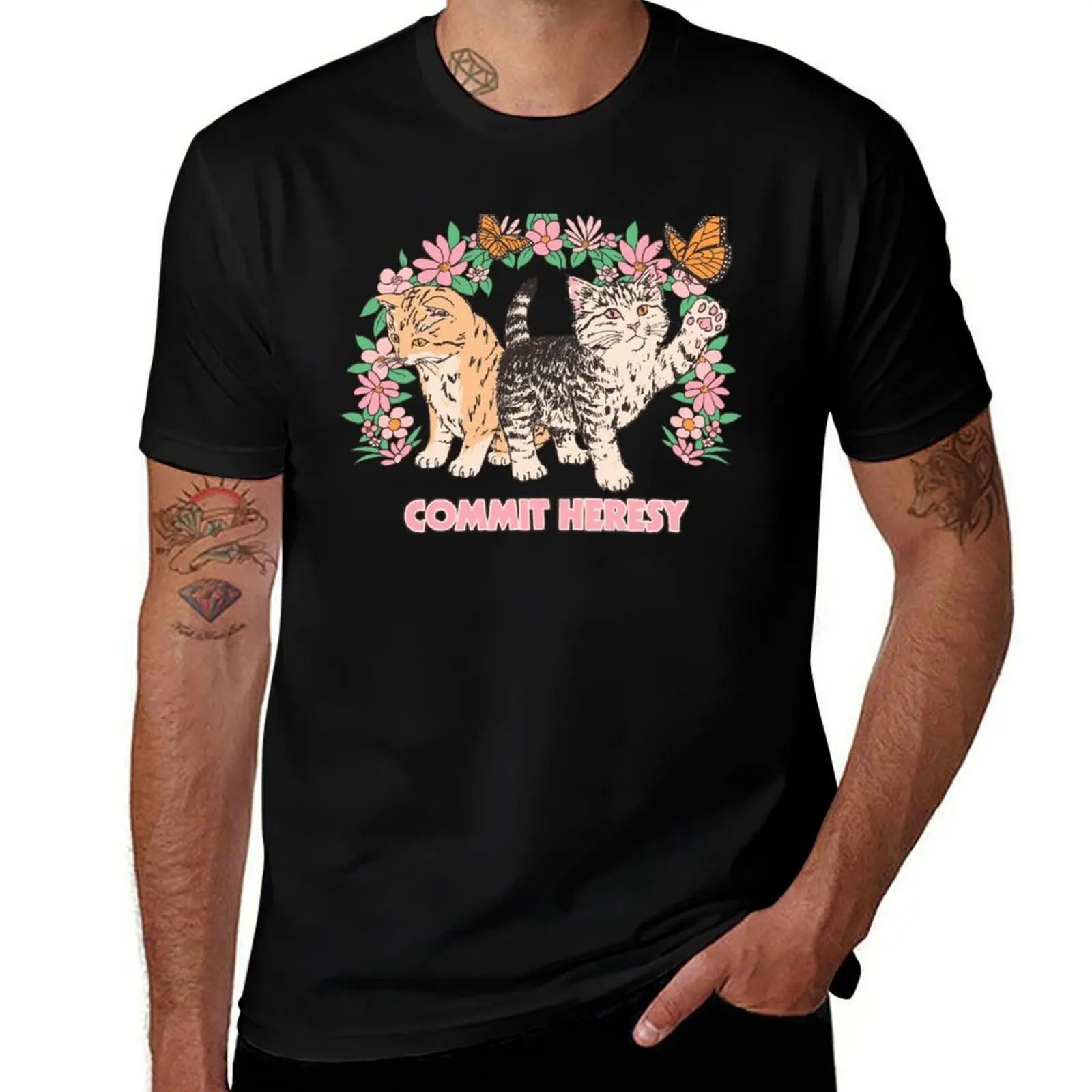 Commit Heresy T-Shirt Breathable Lightweight Summer Top T-Shirt