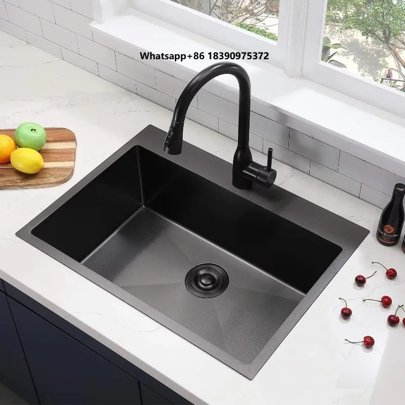 25x22 Inch Single Bowl Drop-In RV Utility Sink 16 Gauge 304 Stainless Steel Brushed Nickel Sinks Kitchen Kitchen Sink